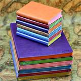 彩色软皮面笔记本，记事本，日记本，学习商务办公用品本子6025