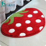 包邮 惠多小精灵卡通地垫 草莓地毯门垫浴室防滑吸水垫儿童卧室垫