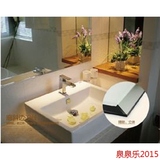 简约无框浴室镜洗手间高清镜片方形欧式卫生间壁挂镜子粘贴装饰镜