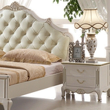 法丽莎家具实木床头柜欧式床头柜卧室储物柜古典床头柜简约特价G1