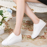 2016夏季白色帆布鞋女韩版潮休闲板鞋小白鞋学生平底布鞋女鞋球鞋