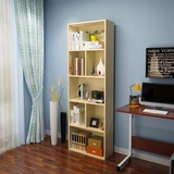 简约现代书柜书架置物架单个组合带柜门创意书柜简易书架特价