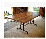 美式复古 铁艺茶几桌水管创意玻璃板咖啡桌做旧铁艺矮几桌子餐桌