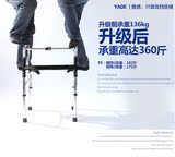 铝合金带轮助行器残疾人老年人老人四脚拐杖助步器助行架走器扶手
