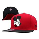 代购现货Disney 迪士尼米奇老鼠可爱街头嘻哈平沿棒球帽子可调节