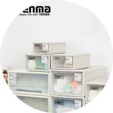 日本天马塑料收纳箱抽屉式收纳盒单层透明衣柜衣物整理箱子储物柜