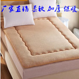 榻榻米床垫羊羔绒加厚软双人1.5m1.8m床1.2米定做羊毛垫被床褥子