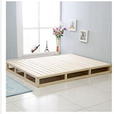 定制松木实木板硬床垫席梦思1.2硬床板1.5米排骨架双人1.8榻榻米