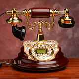 新款欧式时尚仿古电话机高档老式复古工艺别墅家用电话机座机包邮