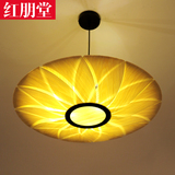 东南亚创意木皮吊灯餐厅新中式灯具走廊大堂艺术酒吧个性工程灯饰