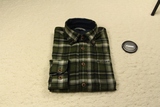 外贸原单 男式衬衫 日本 绒布 长袖 冬季 绒布 保暖  衬衫