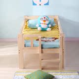 气组合婴幼儿板床特价实木男孩女孩子儿童床带护栏单层大小加厚透