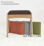 北欧风格丨日式家具全实木白橡木简约餐凳换鞋凳灵活凳子321