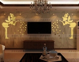 Y24 镜面天使亚克力3d立体墙贴客厅卧室电视沙发背景墙装饰贴画