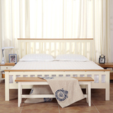 海乐居HB美国进口白橡木纯实木床 双人床  地中海风格 英式乡村床
