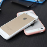 iPhone5S手机壳 苹果5手机保护壳 5S边框式5S手机套 5S防摔外壳女