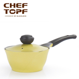 Chef Topf 韩国进口18cm陶瓷奶锅不粘锅煮奶热奶辅食锅燃气炉专用