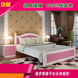 简易实木床中式床欧式公主床婚床单人床双人床铺1.5 1.2 1.8米