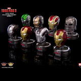 现货3冠 KING ARTS 1/5 Iron Man 钢铁侠 头像头盔摆件模型全系列