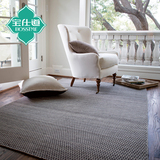 蒲公英印度进口手工羊毛地毯客厅现代北欧简约卧室沙发茶几垫地毯