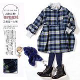 2015冬新款童装女童毛呢大衣 儿童羊毛呢外套韩版中大童呢子外套