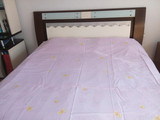 2.4米幅宽纯棉斜纹40高支棉 印花床上用品 布料 床单 被罩 特价