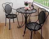 欧式铁艺桌椅户外阳台庭院椅子桌子户外休闲桌椅 时尚咖啡厅桌椅