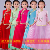 特卖古装服装民国小姐学生装女童古筝演出格格凤仙表演戏服花童裙