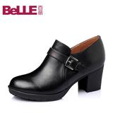 Belle/百丽2016春季专柜同款牛皮女鞋BIP21AM6
