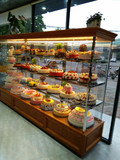 面包货架面包店展柜蛋糕展示柜玻璃柜台样品展柜货柜糕点展柜