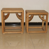实木老榆木古典简易凳子方凳矮凳小板凳梳妆凳简约现代中式家具