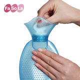 日本FaSoLa热水袋注水袋充暖水儿童暖手袋便携大号冲水防爆暖手宝