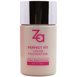 专柜正品ZA凝致亲颜粉底液30ml52彩妆保湿美白遮盖定妆