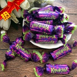 俄罗斯进口kpokaht紫皮巧克力太妃糖结婚庆喜糖250g约35颗散装批