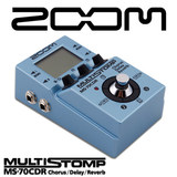 ZOOM MS-70CDR合唱 延迟 混响周边单块电吉他综合效果器