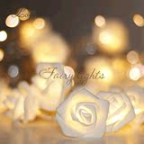 浪漫生日求婚装饰神器 唯美led彩灯 2米20头玫瑰花装饰灯婚庆布置