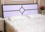 床头板简约现代烤漆床头双人板式床头靠背板1.5/1.8/2米定做包邮
