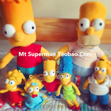 The Simpsons美国郑容和辛普森一家毛绒玩具玩偶公仔挂件生日礼物
