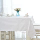 桌布布艺纯白色酒店西餐茶几书桌会议桌垫台布zhuobu拍照背景布