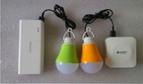 USB太阳能灯泡LED野营户外夜市地摊灯台灯移动电源充电宝5V应急灯