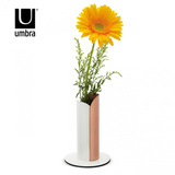 Umbra创意图拉花瓶金属现代时尚欧式餐桌花器客厅装饰品桌面摆件