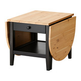 【成都宜家代购】IKEA 阿克斯多 茶几折叠小翻桌 黑色