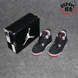 BNK 鞋念 Air Jordan 4  Bred  AJ4 黑红  AJ 宝宝童鞋
