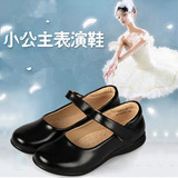 深圳学生鞋礼服鞋女童皮鞋黑色中小学生礼仪皮鞋搭配校服鞋演出鞋