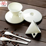 唐山骨瓷咖啡杯碟 时尚创意咖啡具纯白陶瓷咖啡杯红茶杯饮品杯