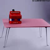 电脑桌可折叠懒人桌床上书桌加高小桌子大号粉色电脑桌床上用宿舍