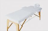 携式铝制折叠床按摩床实木可升降SPA理疗床床罩便