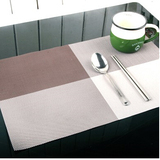 欧式餐桌垫餐垫PVC盘垫杯垫 防烫碗垫隔热垫 格子西餐垫 水洗防水