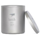 正品包邮 keith 铠斯双层纯钛保温水杯钛盖胶盖 Ti80 ti81 ti83