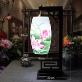 中式古典景德镇陶瓷灯饰客厅卧室台灯卧室床头欧式装饰台灯卧室灯